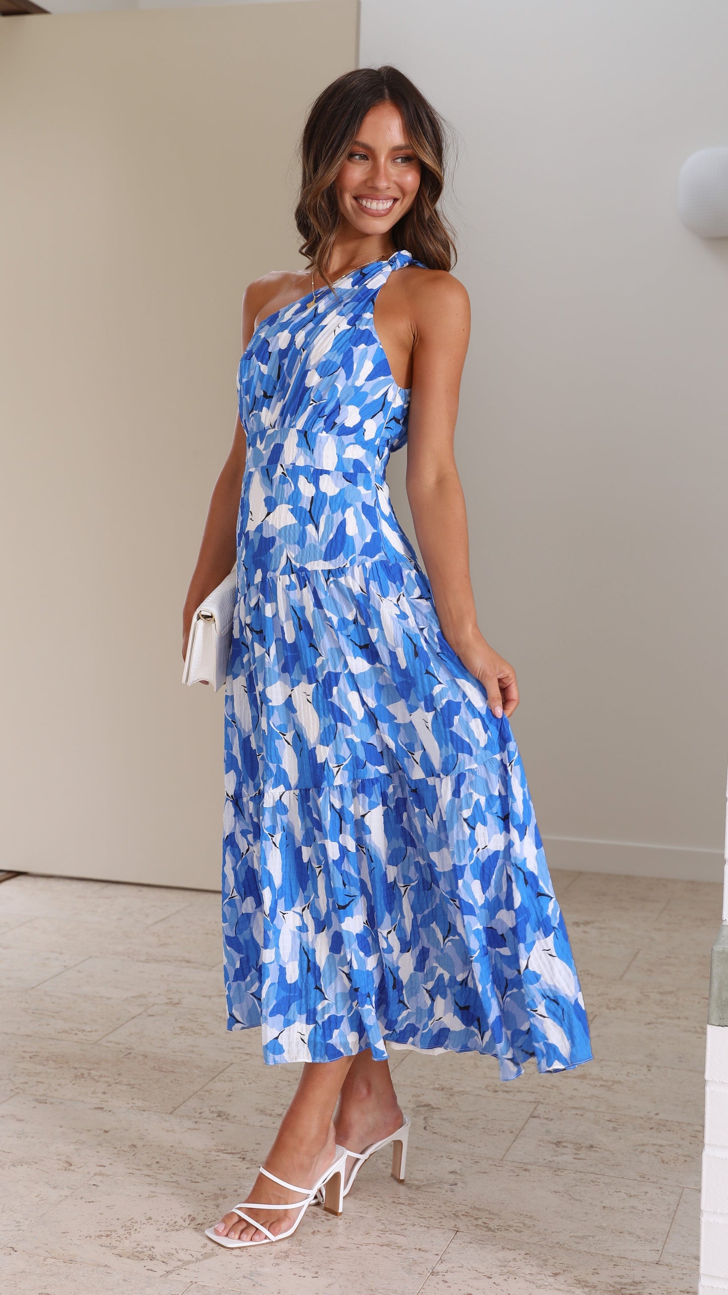 Jayma Maxi Dress - Blue Floral