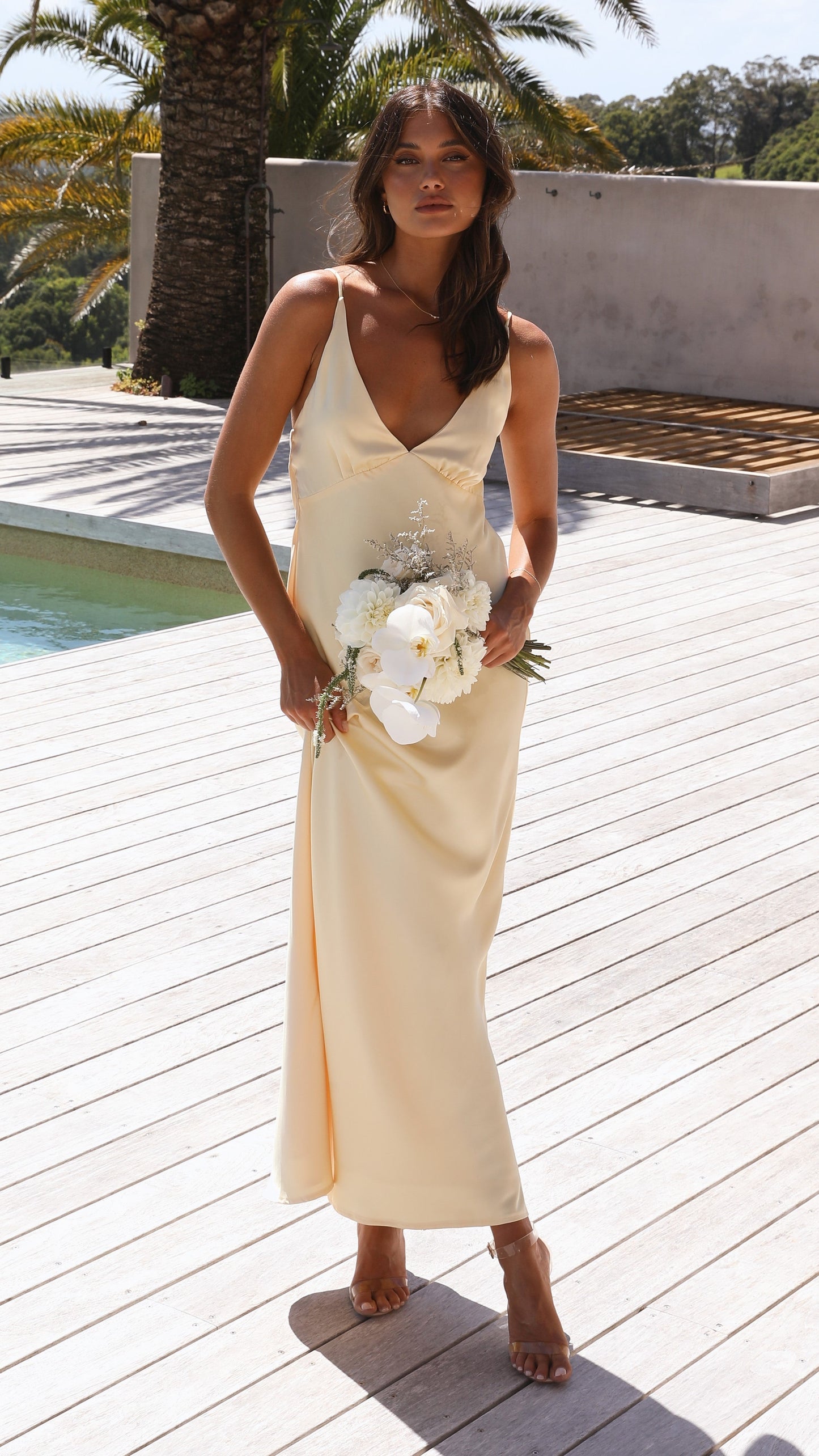 Ziah Maxi Dress - Yellow