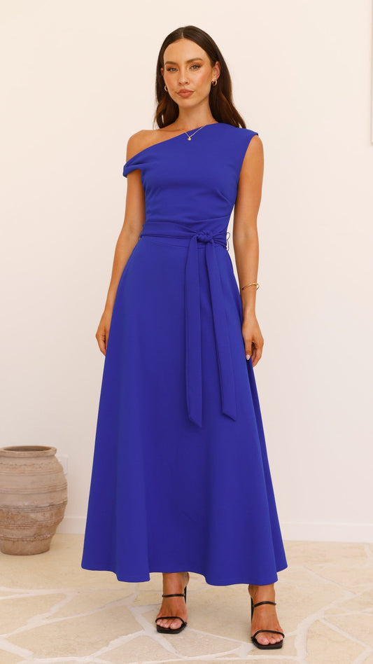 Gemma Maxi Dress - Cobalt