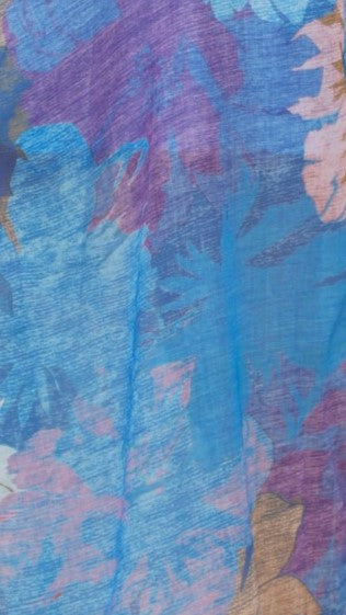 Rahima Maxi Dress - Blue Floral