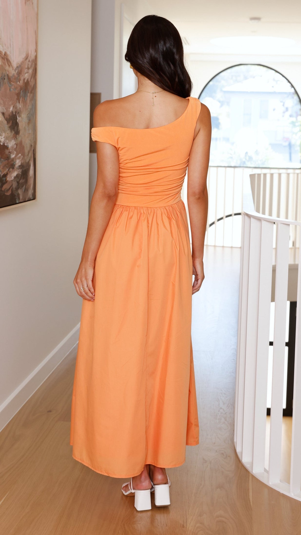 Immy Midi Dress - Melon