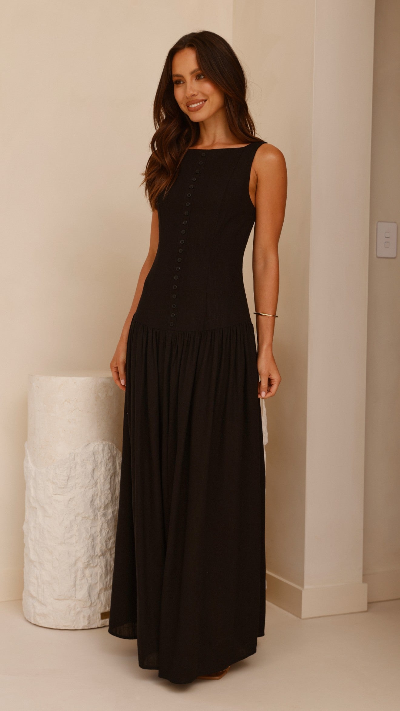 Kora Maxi Dress - Black