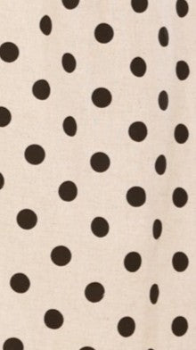 Leoni Maxi Dress - Oat/Black Spot