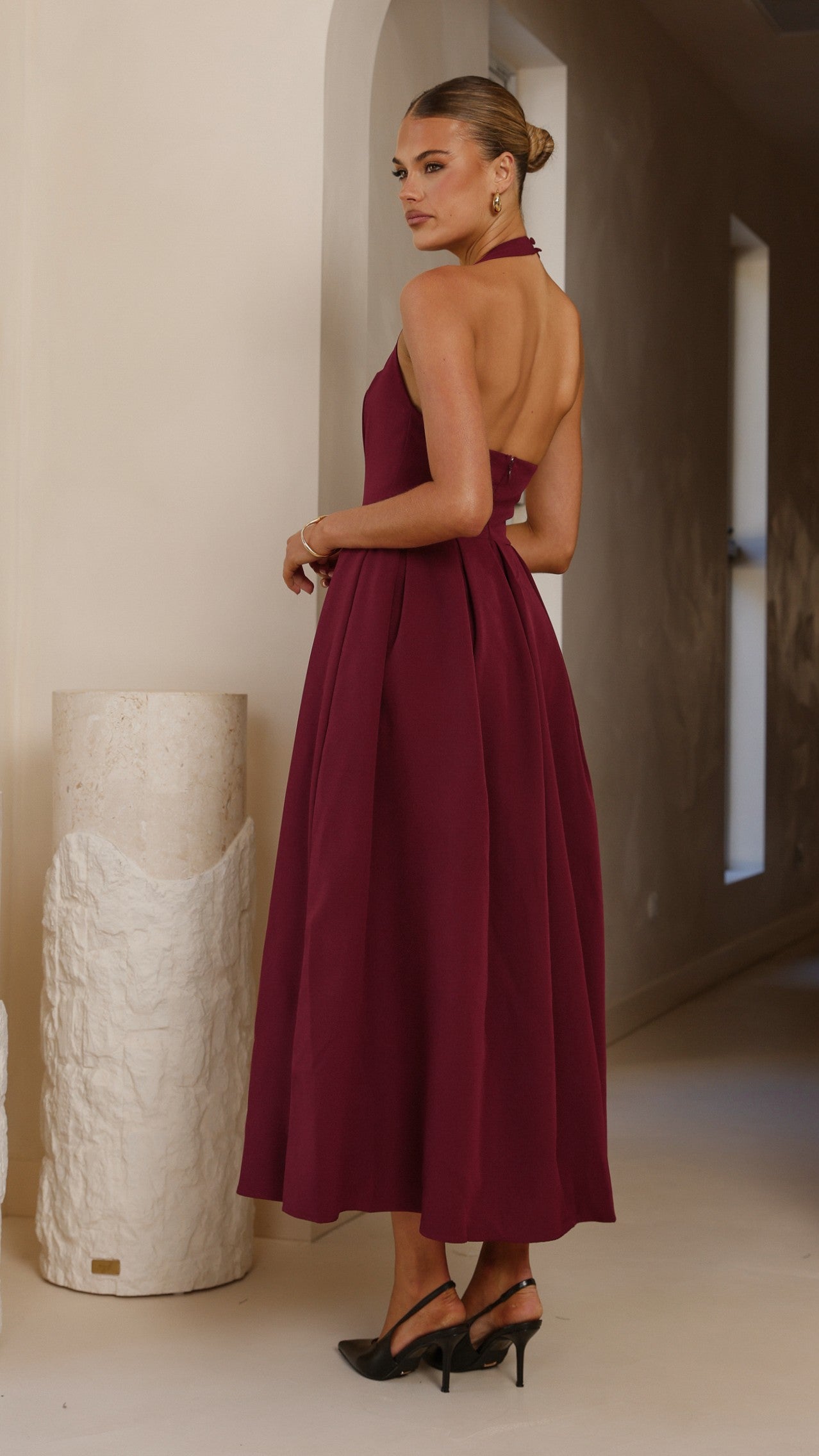 Kristen Maxi Dress - Wine