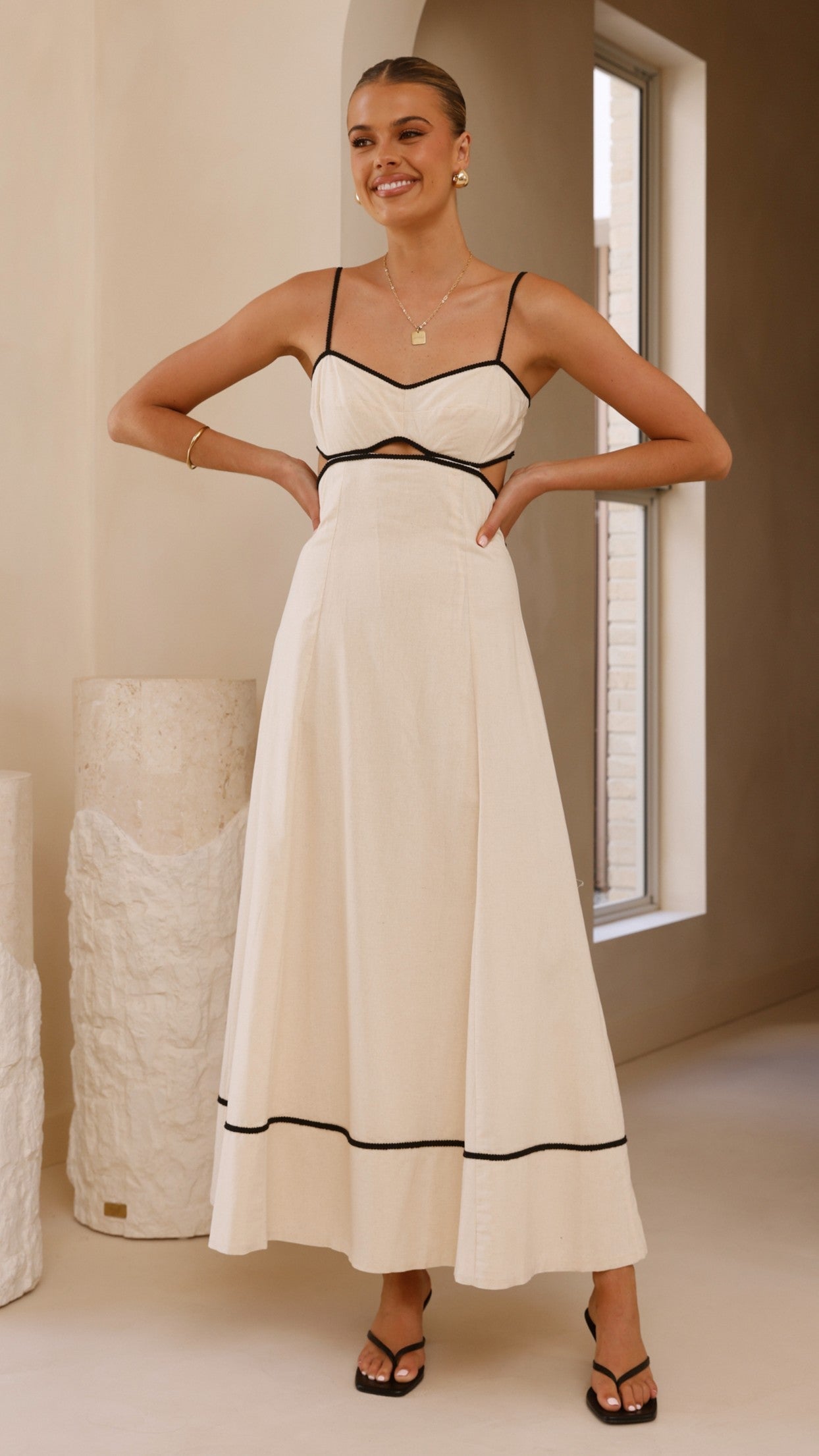 Nereda Maxi Dress - Cream