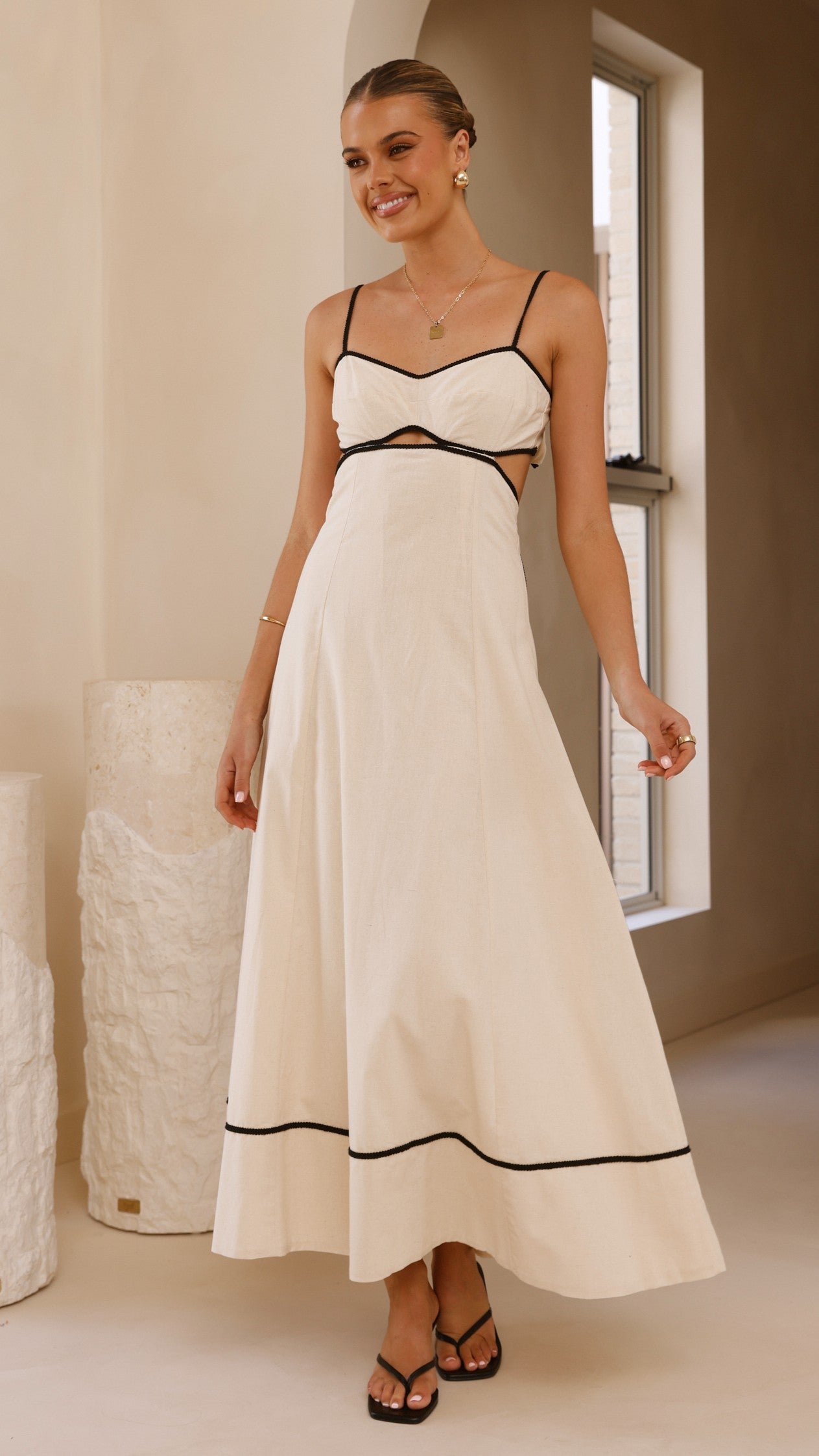 Nereda Maxi Dress - Cream