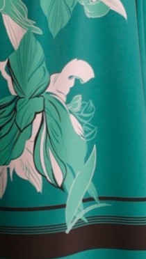 Hadas Maxi Dress - Green Print