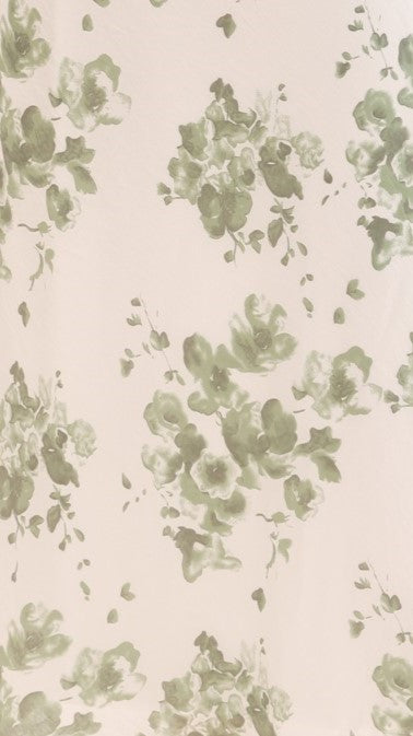 Margo Midi Dress - Green Floral