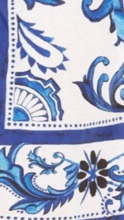 Madra Maxi Dress - Sapphire / White Zayna