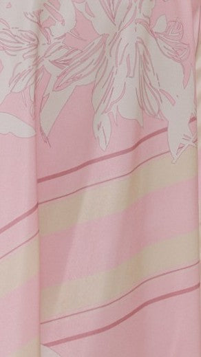Kaethe Maxi Dress - Pink/White