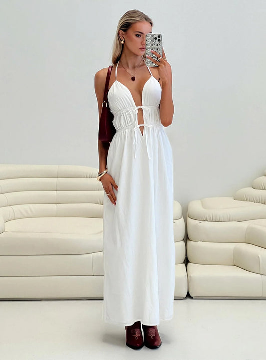 Dalston Maxi Dress White