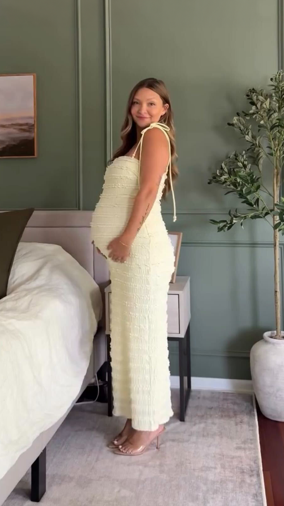 Tadashi Maxi Dress - Yellow