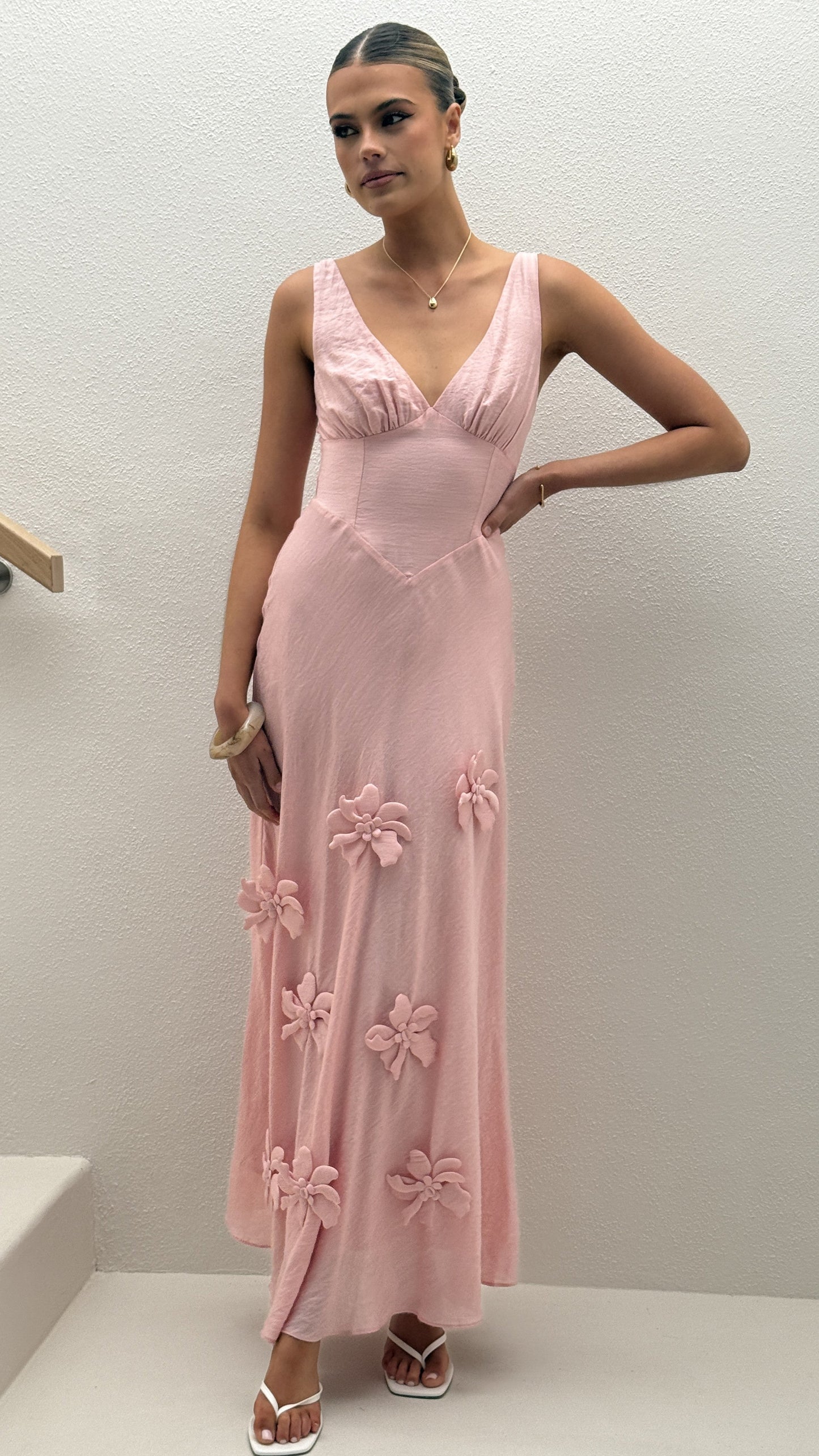 Lavara Maxi Dress - Pink