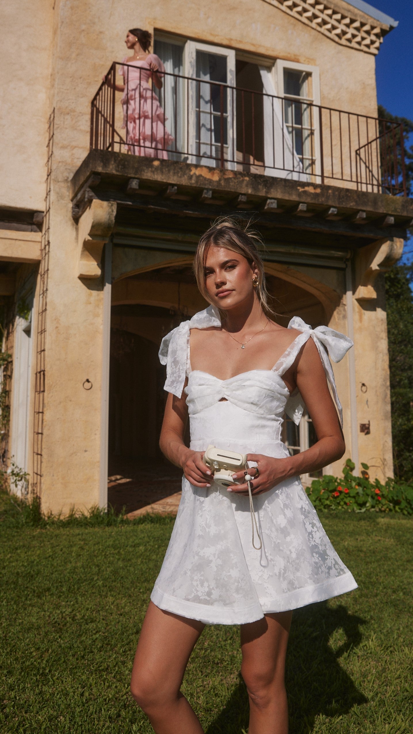 Karis Mini Dress - White