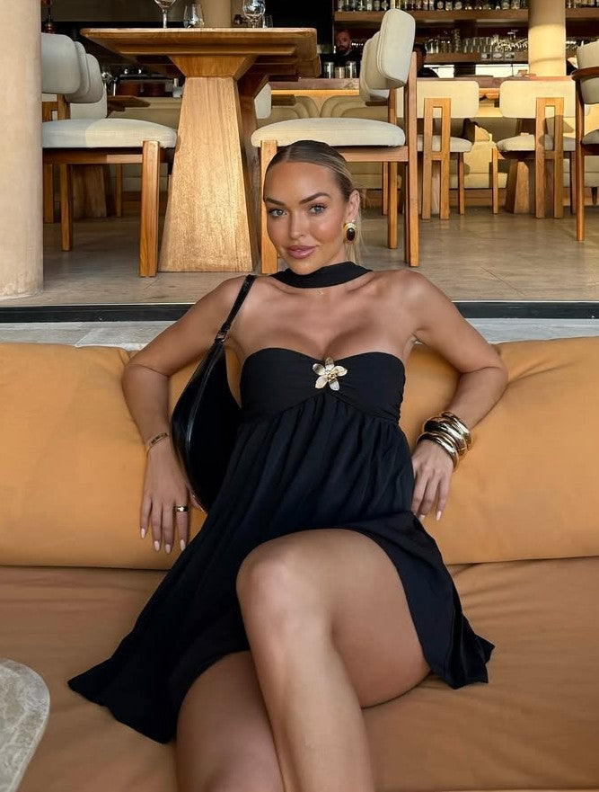 Haven Mini Dress - Black