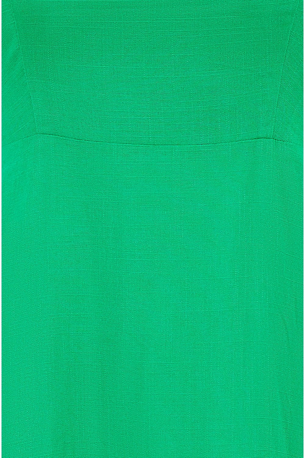 Yumi Green Viscose Tie Back Midi Sun Dress