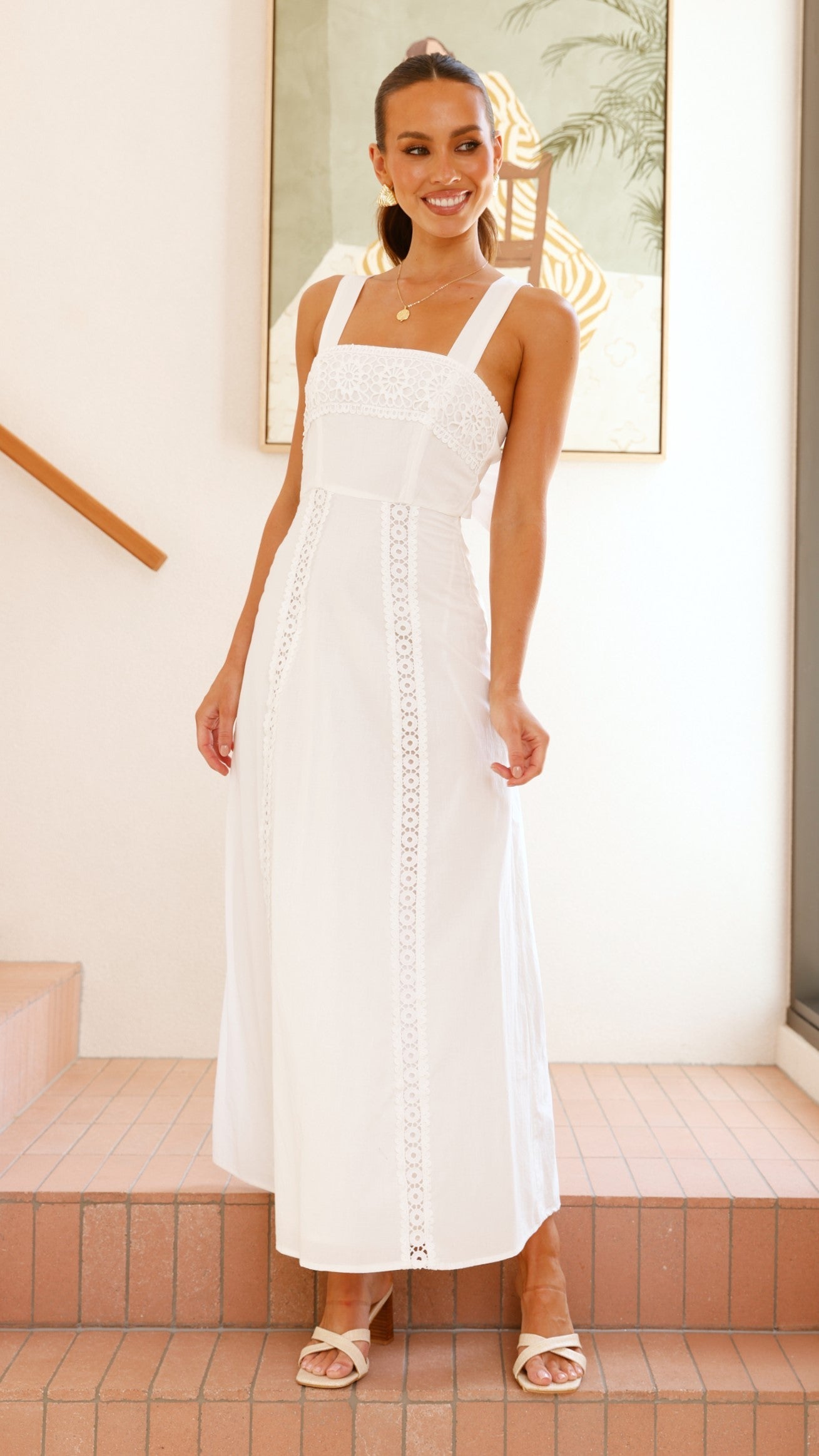 Takala Maxi Dress - Off White