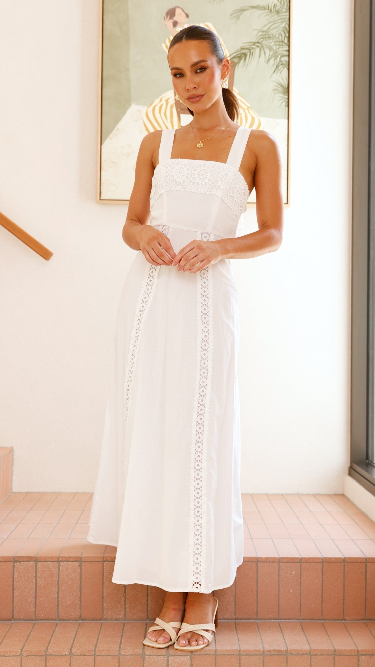 Takala Maxi Dress - Off White