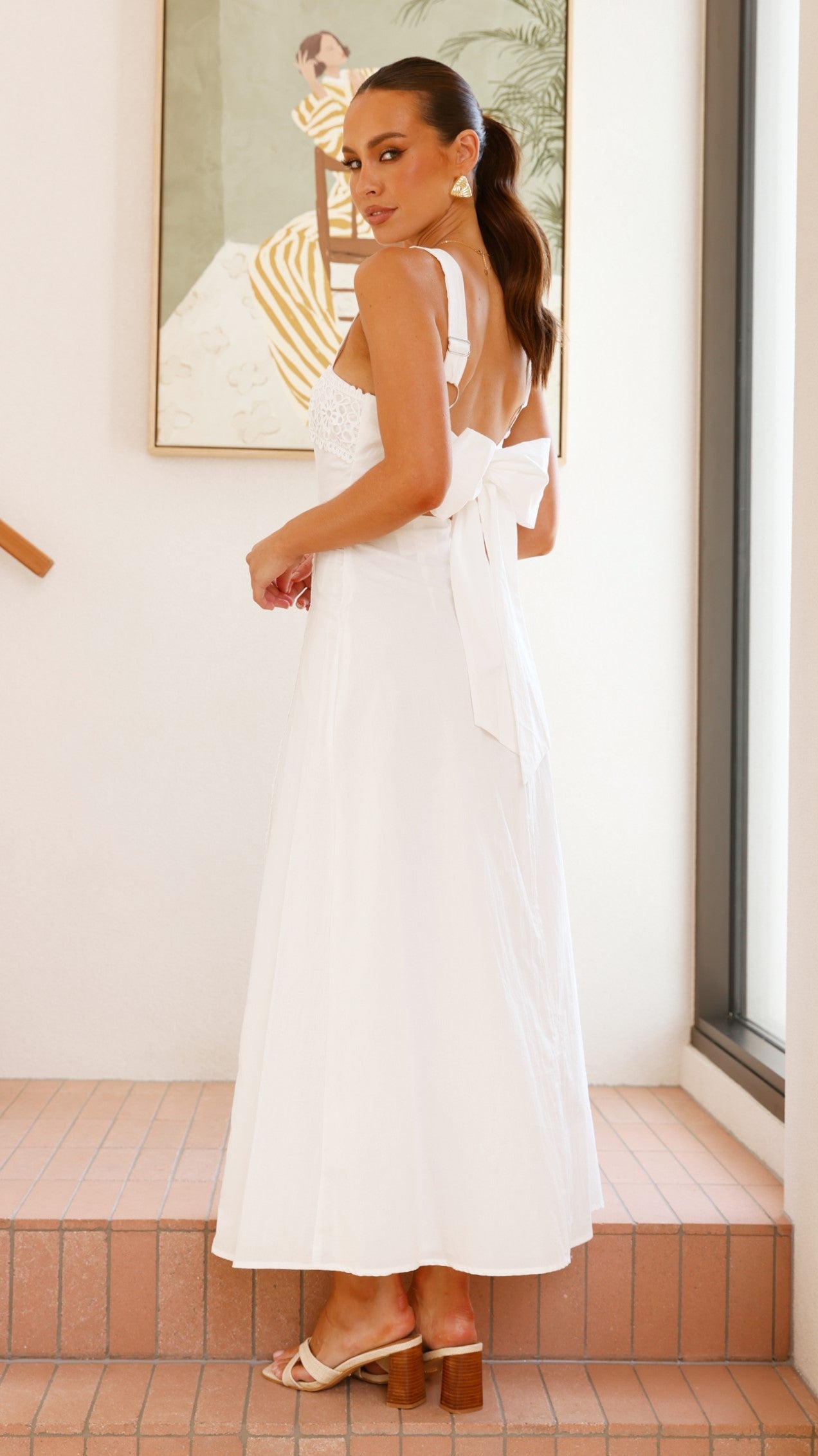 Takala Maxi Dress - Off White