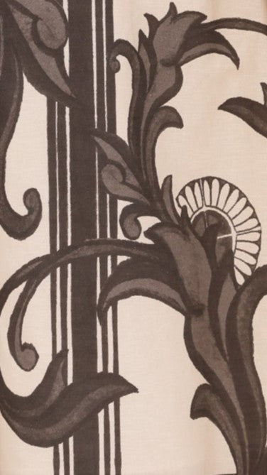 Mandy Maxi Dress - Cream / Black