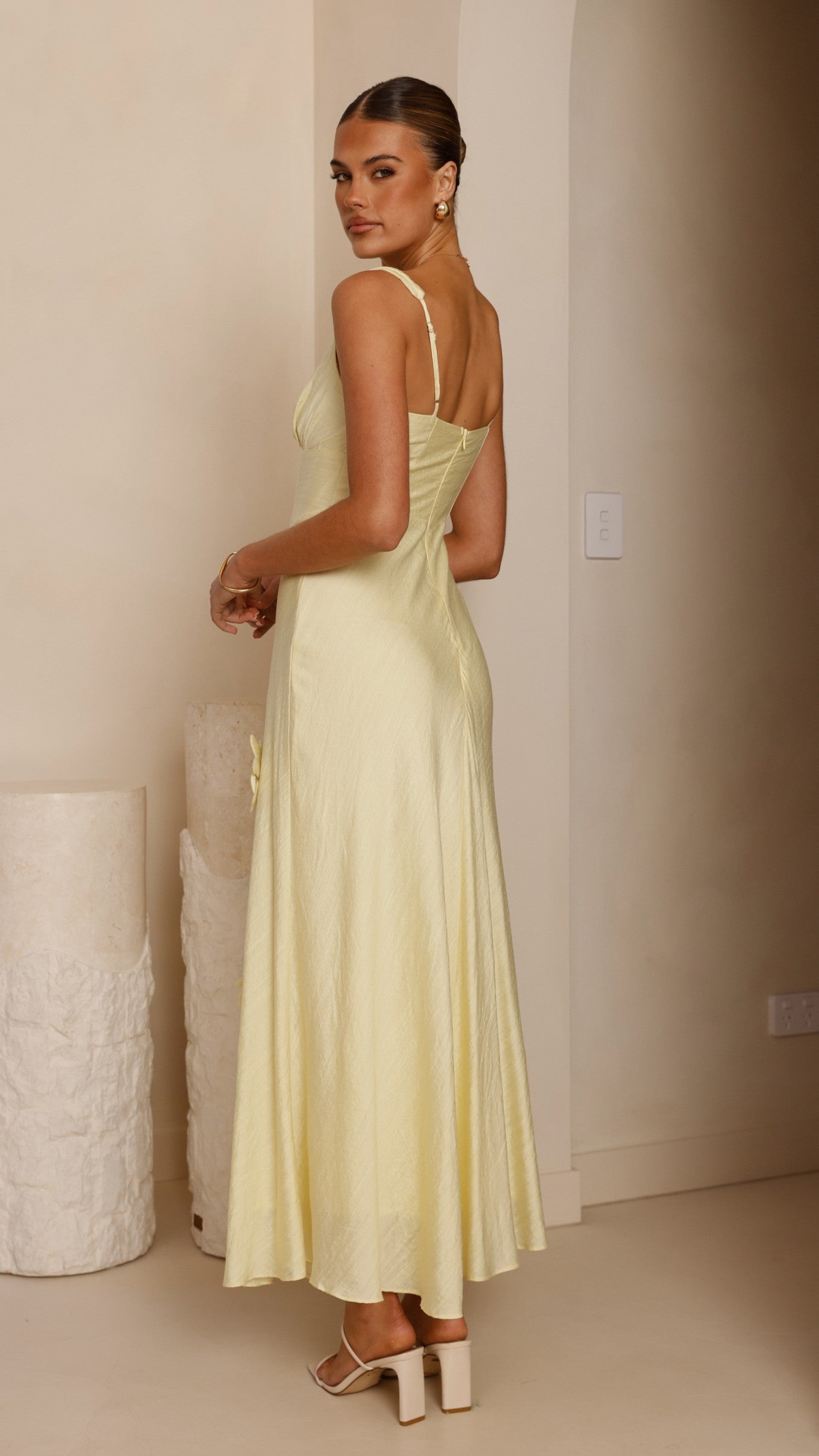 Lavara Maxi Dress - Yellow