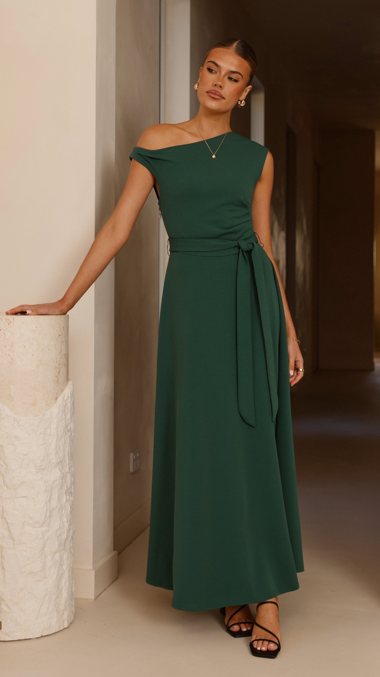 Gemma Maxi Dress - Emerald Green