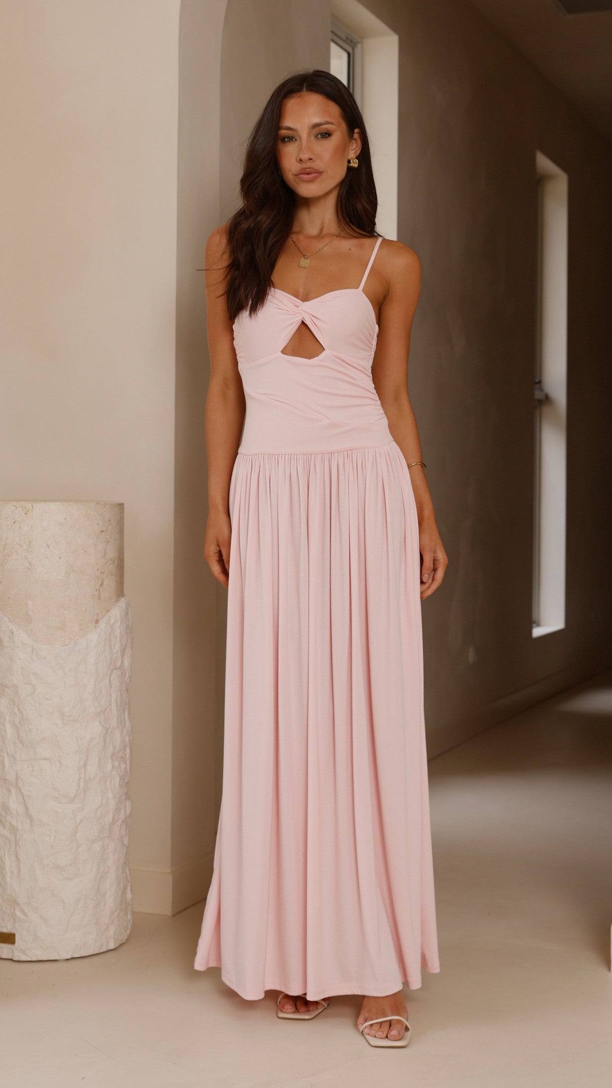 Libertine Maxi Dress - Light Pink