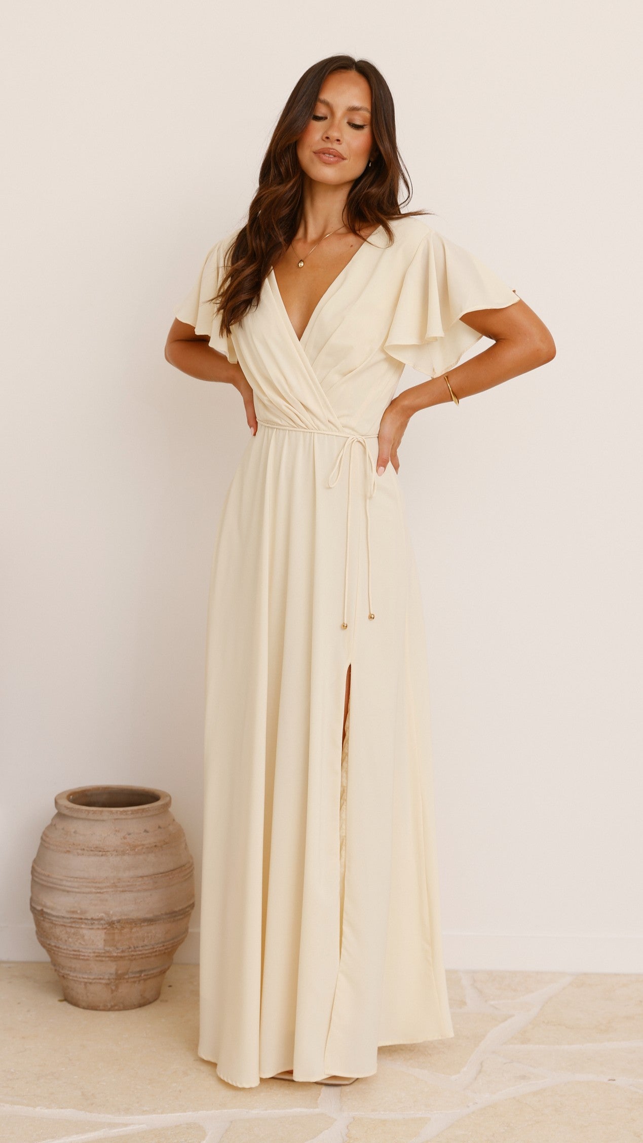 Charlize Maxi Dress - Yellow