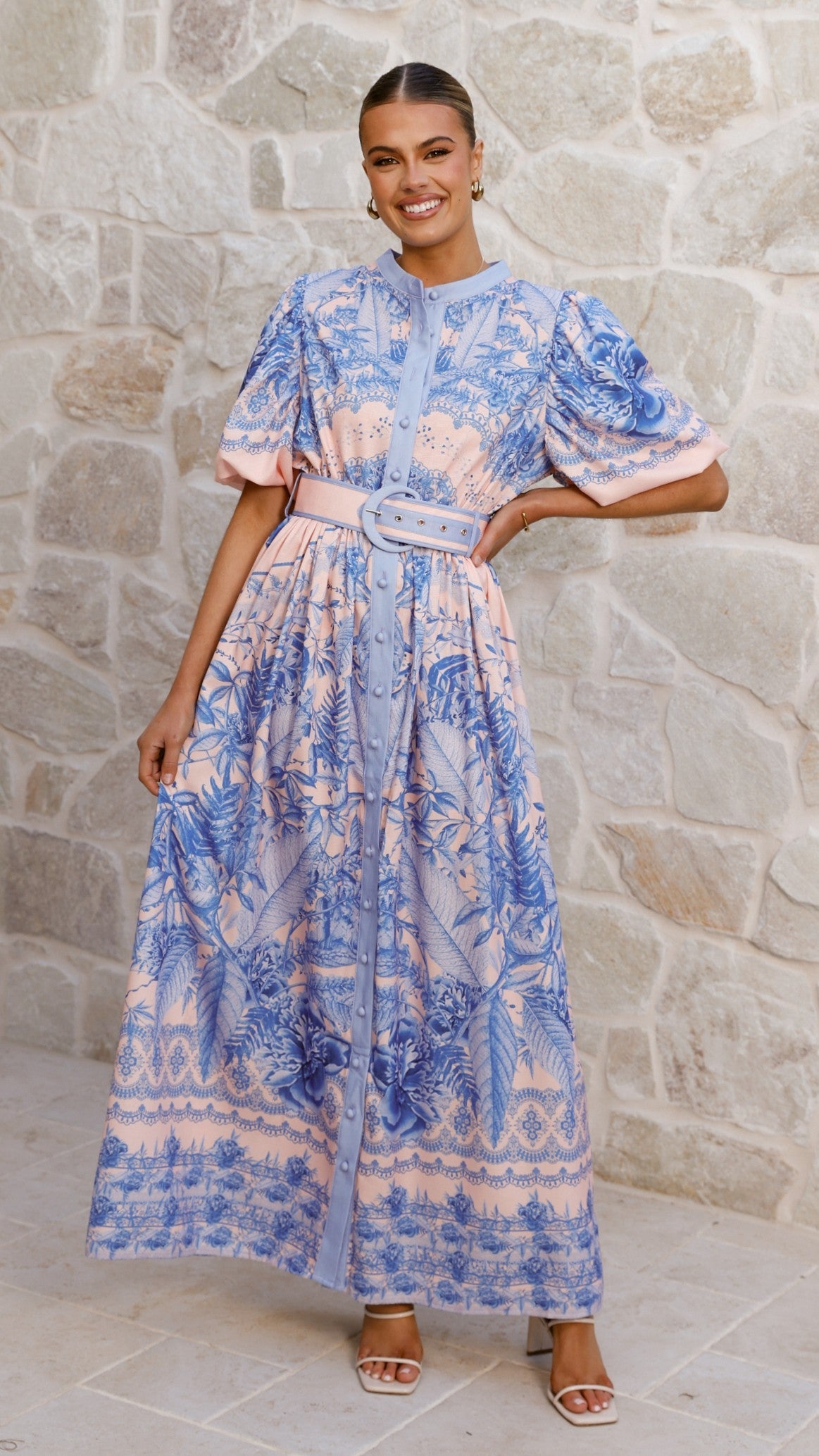 Vania Maxi Dress - Madeline Blue