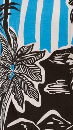 Nola Mini Dress - Tropez Blue