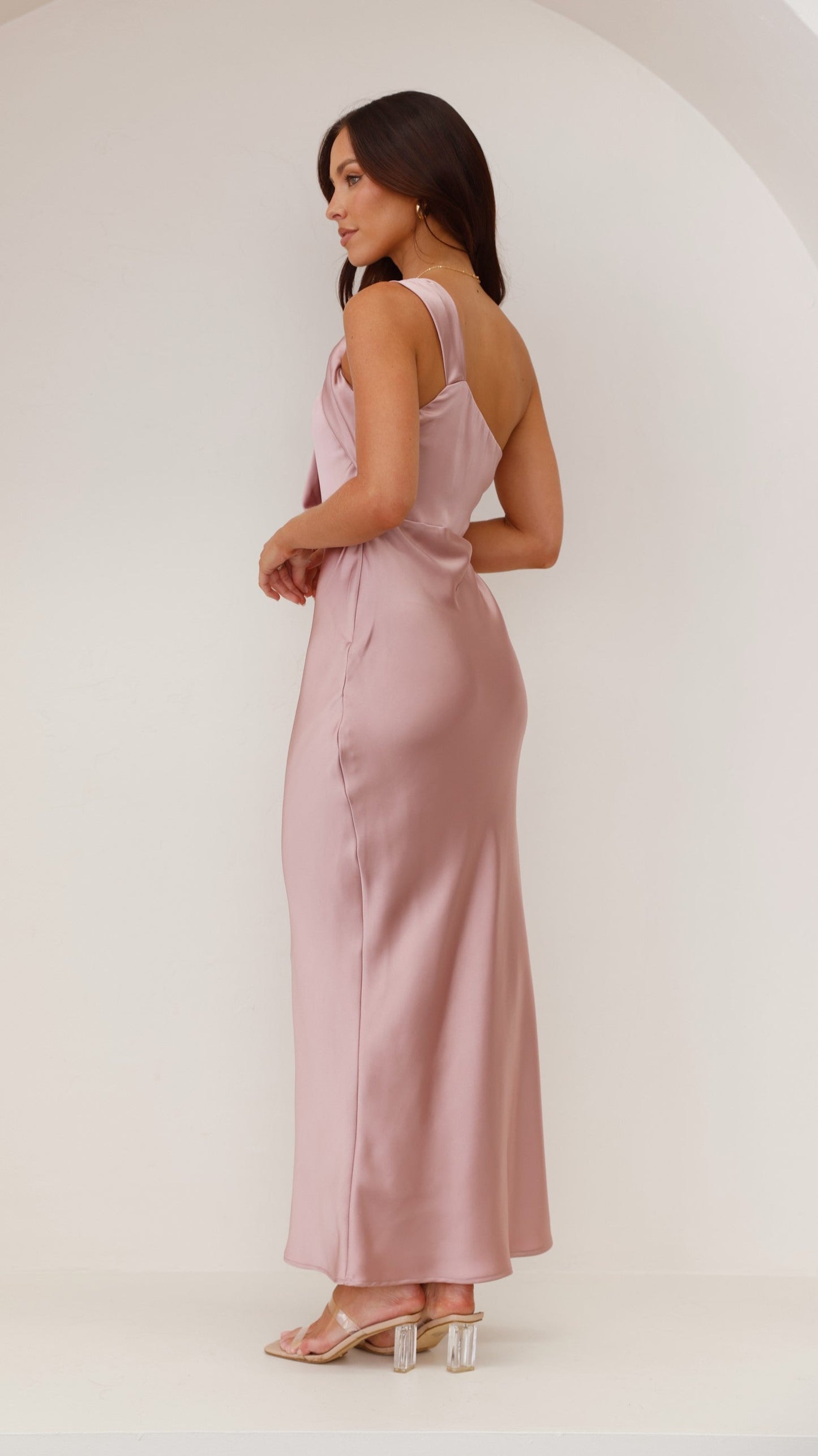 Greta Maxi Dress - Dusty Pink