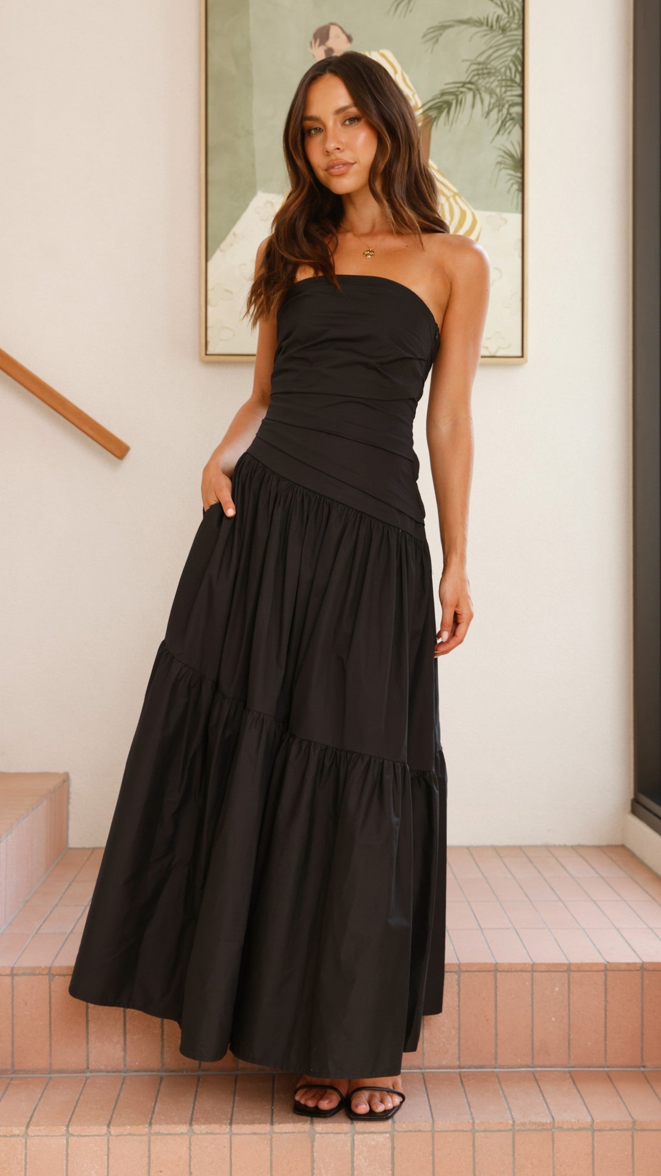 Lola Maxi Dress - Black