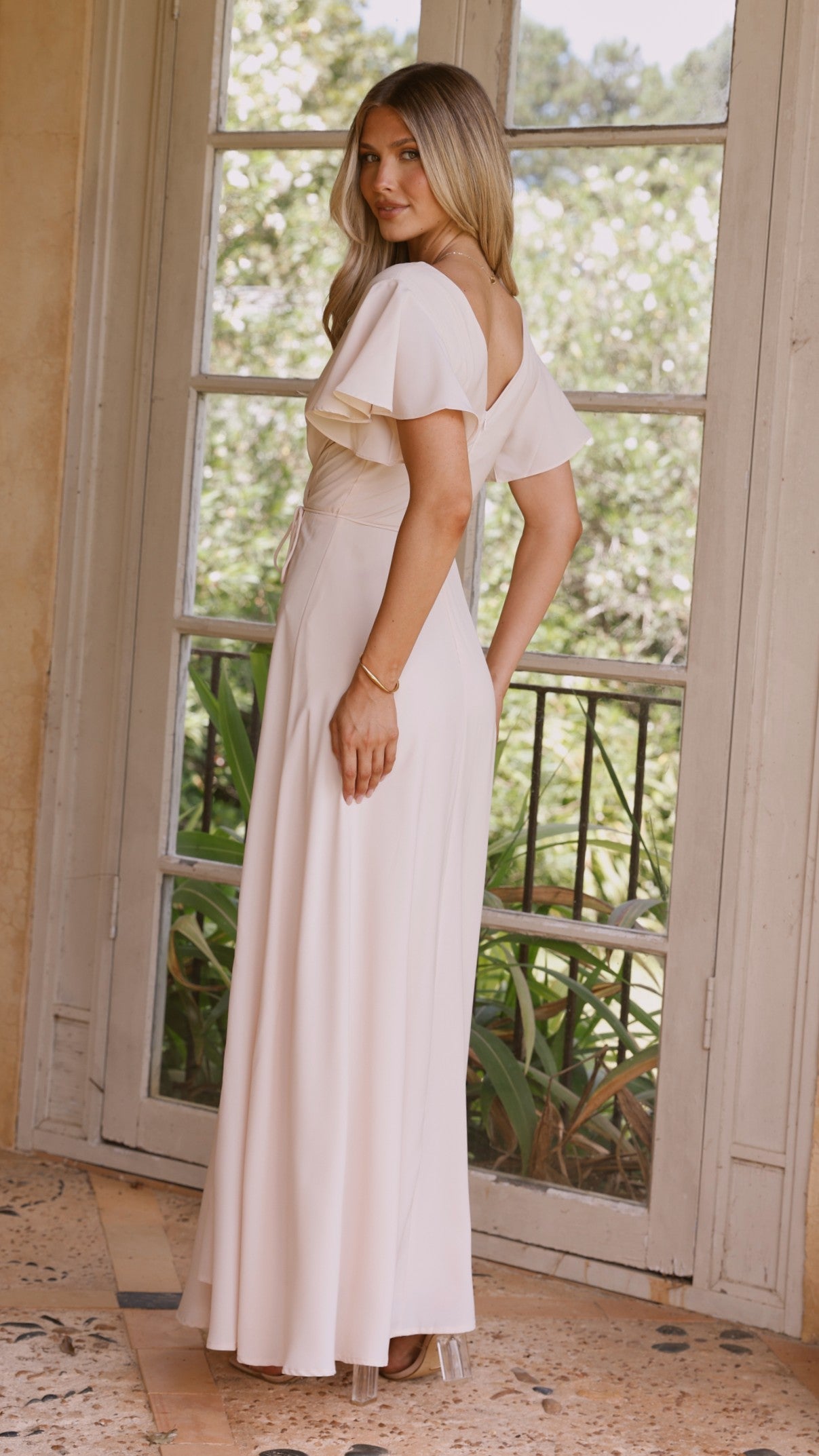 Charlize Maxi Dress - Ivory