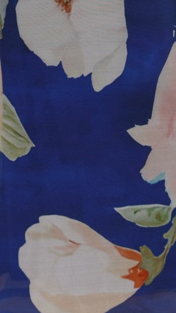 Lena Maxi Dress - Dark Blue Floral