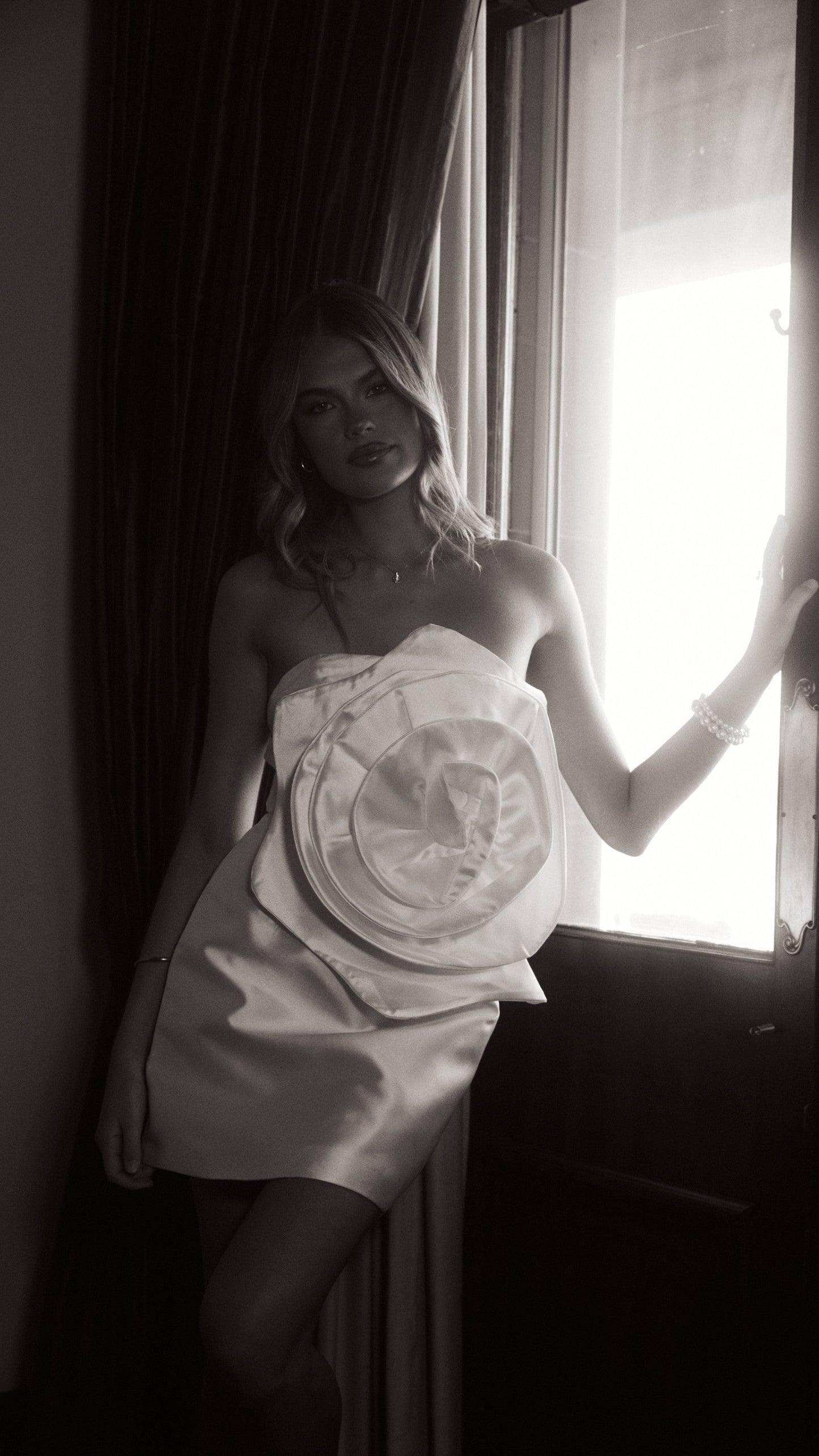 Paris Mini Dress - White