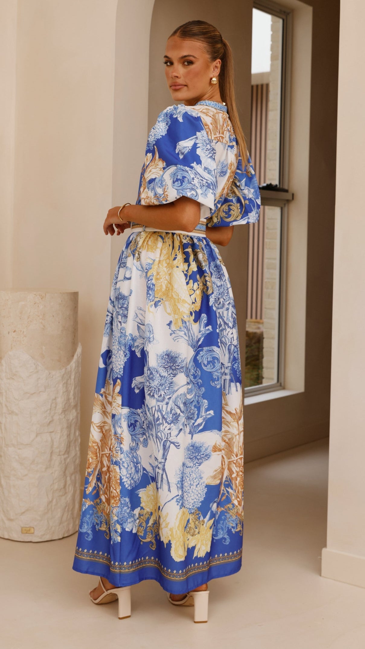 Vania Maxi Dress - Blue Doll