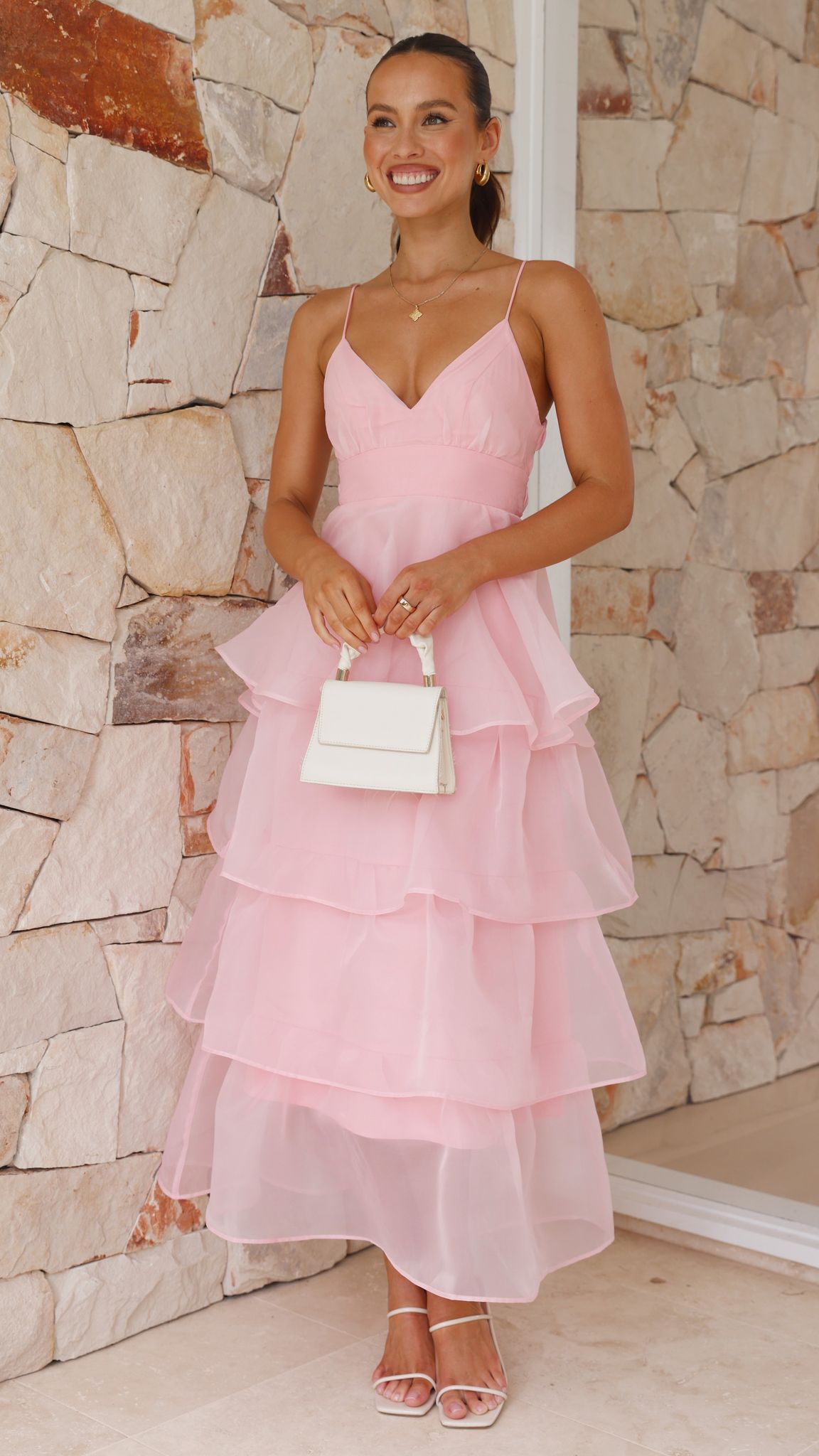 Shayla Maxi Dress - Pink