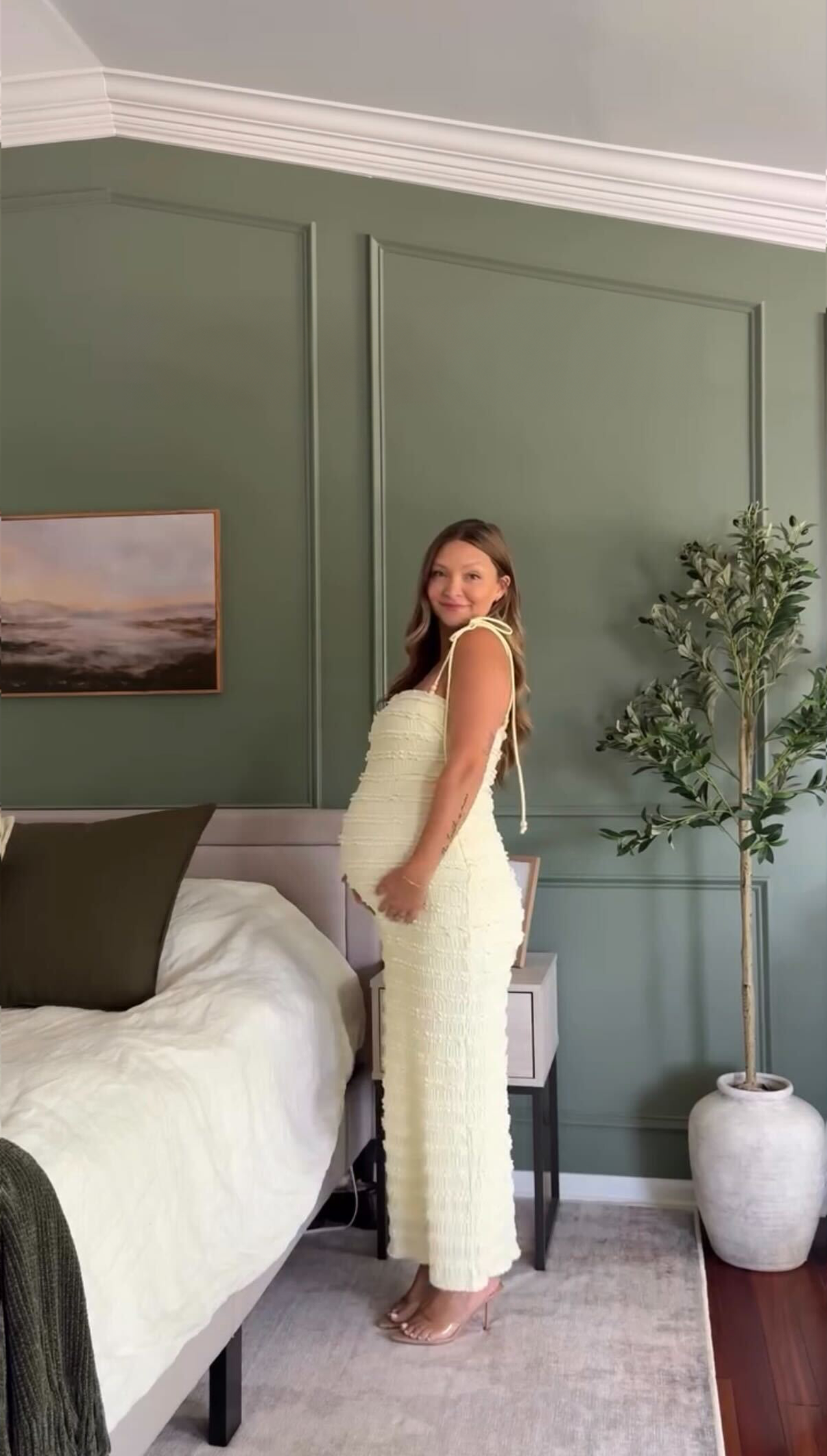 Tadashi Maxi Dress - Yellow