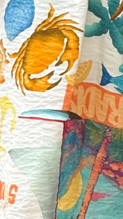 Corena Maxi Dress - Tropical Print