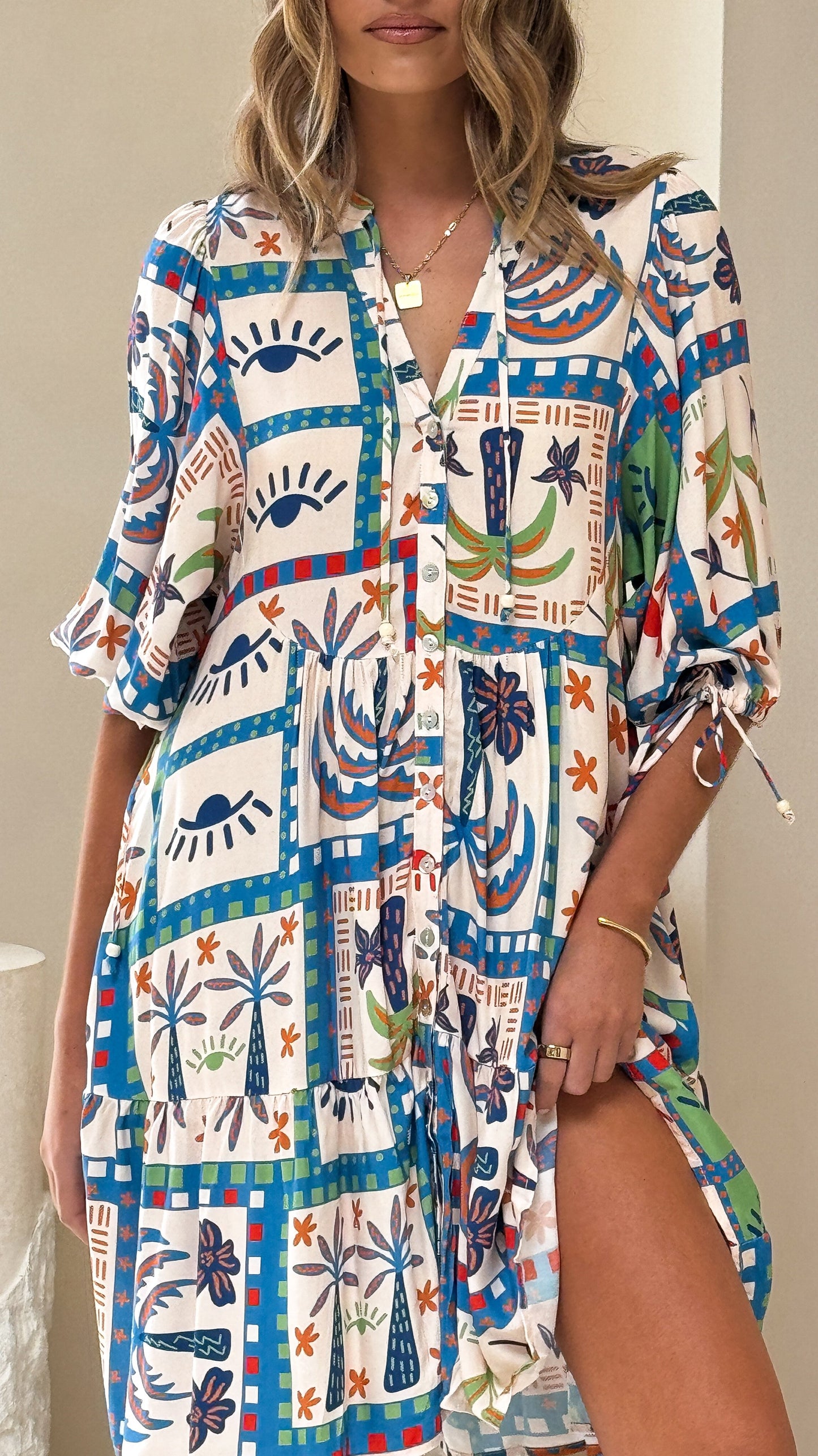 Tabitha Mini Dress - Lorelei Print