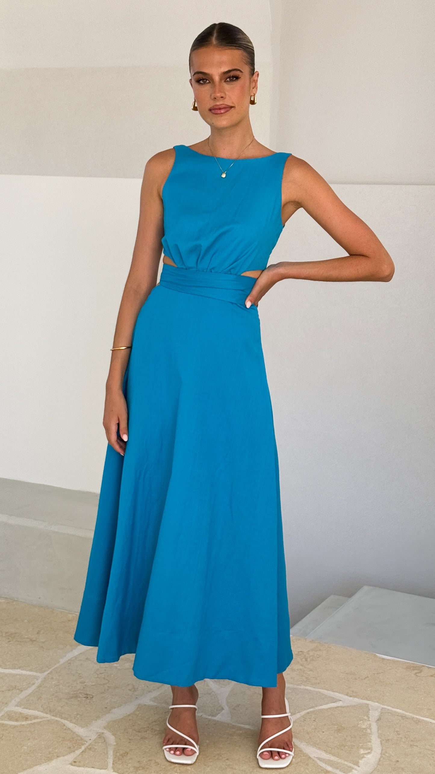 Kimberley Maxi Dress - Blue