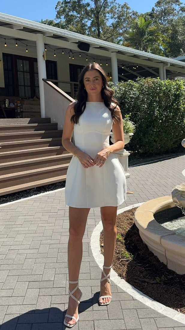 Rafiki Mini Dress - White