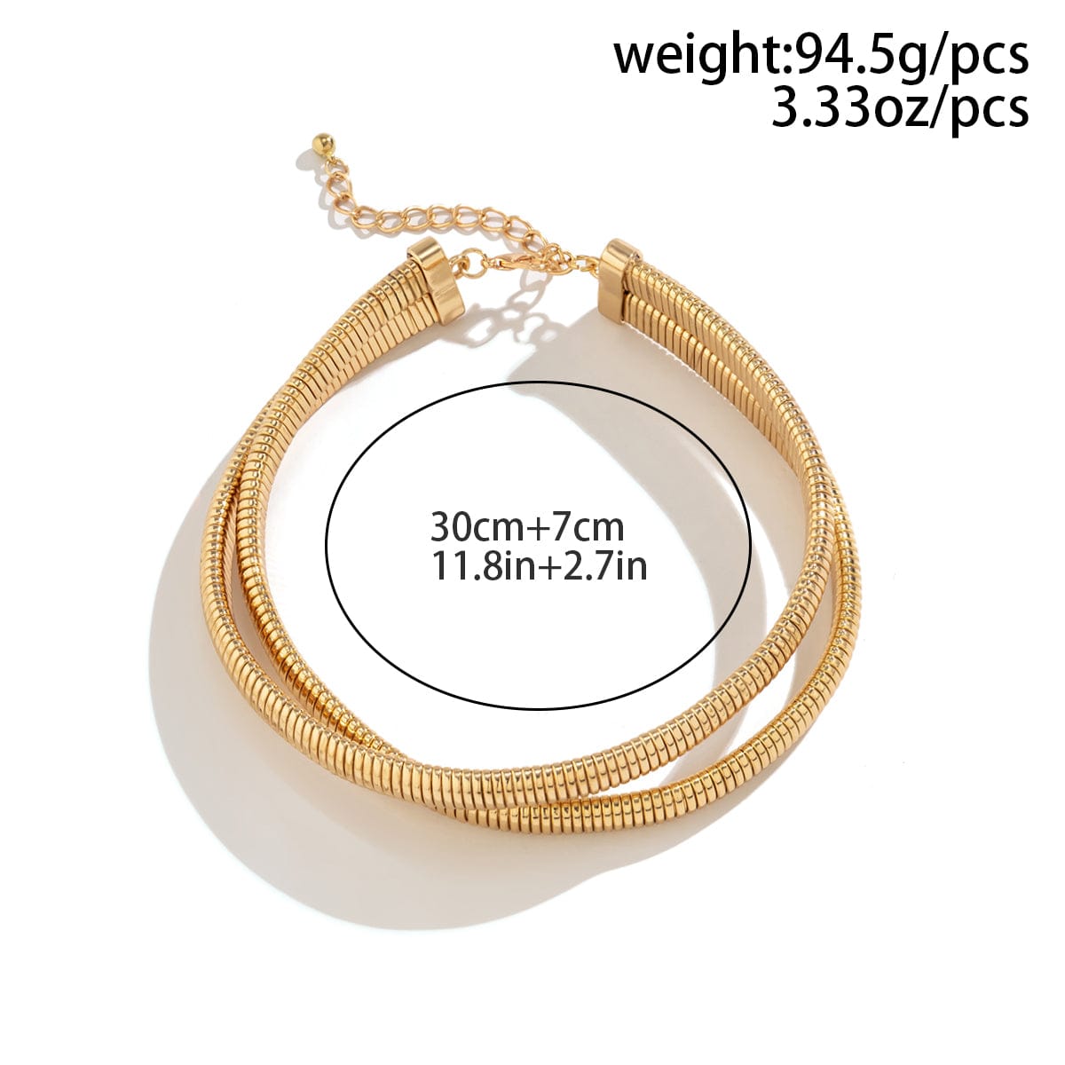 Geometric Intermeshing Collar Choker