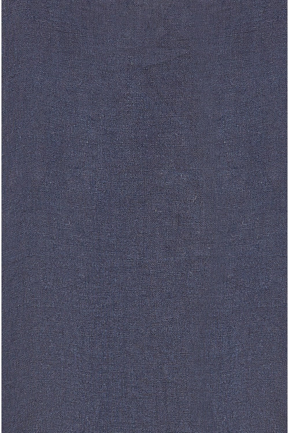 Yumi Navy Italian Linen Relaxed Fit Midi Sundress